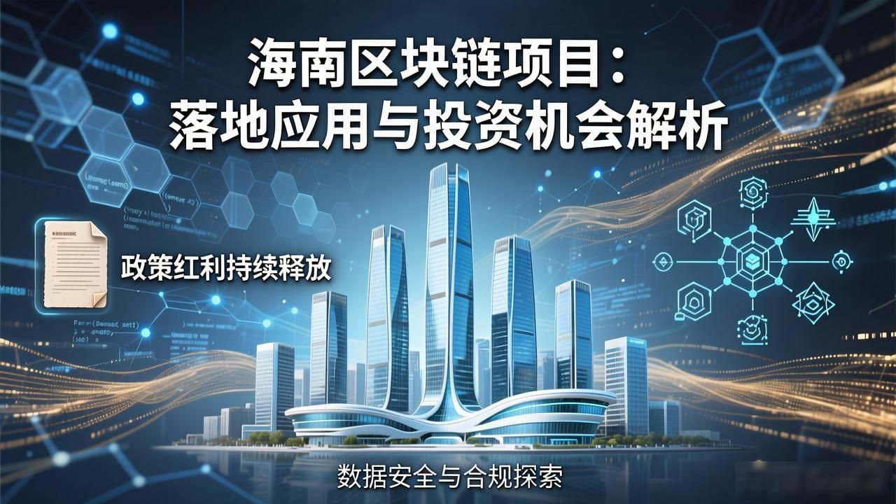 海南自贸港区块链应用_海南区块 链_数据跨境供应链金融布局