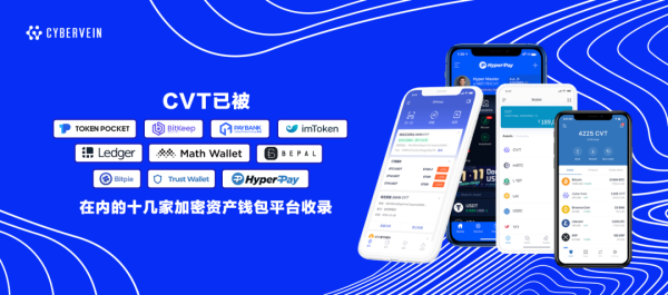 tokenim钱包官网下载 token钱包网址token钱包安卓版下载-数字货币通用钱包-CyberVein 的 CVT 在多领域应用及于众多知名平台上线收录情况